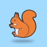 Pin Wiewiórka